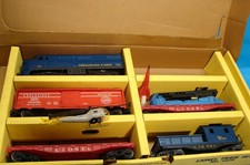 1960 Original Postwar Lionel 1629 C&O Four-Car Freight Set, VG+/OB