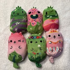 Cats vs Pickles Soft Bean Bag Toy Plush Lot of 6 No Tags