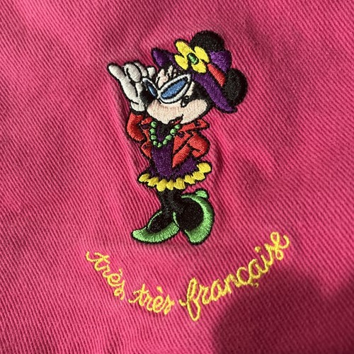 Disney Girls' Minnie Mouse Pink Jean Skirt Size 4T - Foto 2 di 4