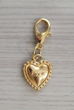 Heart Charm Zipper Decoration Lobster Claw Clasp Keychain