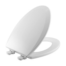 Bemis 1500EC 390 Lift-Off Wood Elongated Toilet Seat, Cotton White Pack of 1