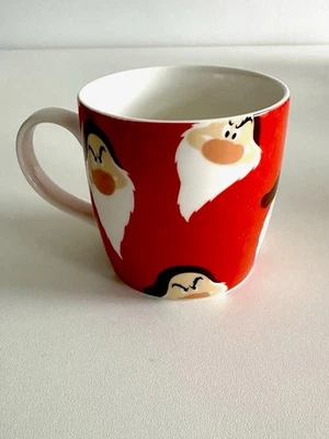 Disney Store Grumpy Snow White Dwarf Red Mug Coffee Cup Authentic - Image 1 of 4