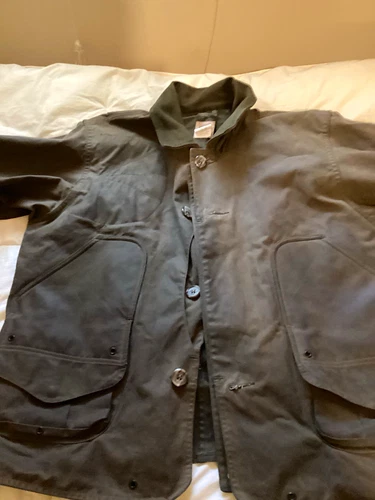 Filson waterfowl 435 olive coat jacket video thumbnail