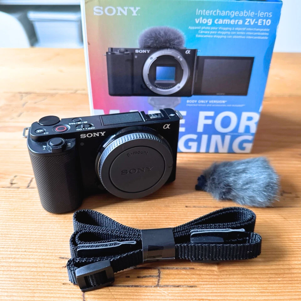 Sony ZV-E10 Vlogging-Kamera – wie neu, nur 1x benutzt - Bild 2 von 4