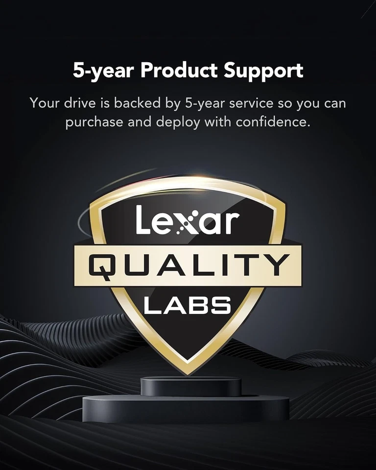 Lexar EQ790 4TB 7000 MB/s  M.2 2280  PCIe Gen4×4 NVMe – LEQ790X004T-RNNNG - Image 2 of 4