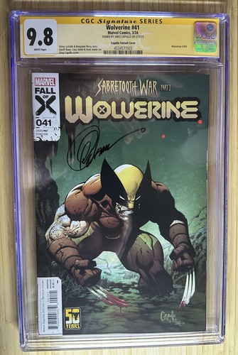 Wolverine #41 CGC 9.8 SS Signed By Greg Capullo