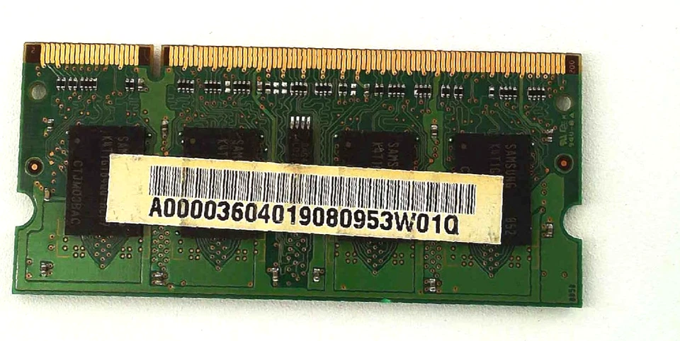 Samsung 🔧 1GB DDR2-800 PC2-6400S SO-DIMM Laptop RAM 🟥 ☆ - Image 2 of 2