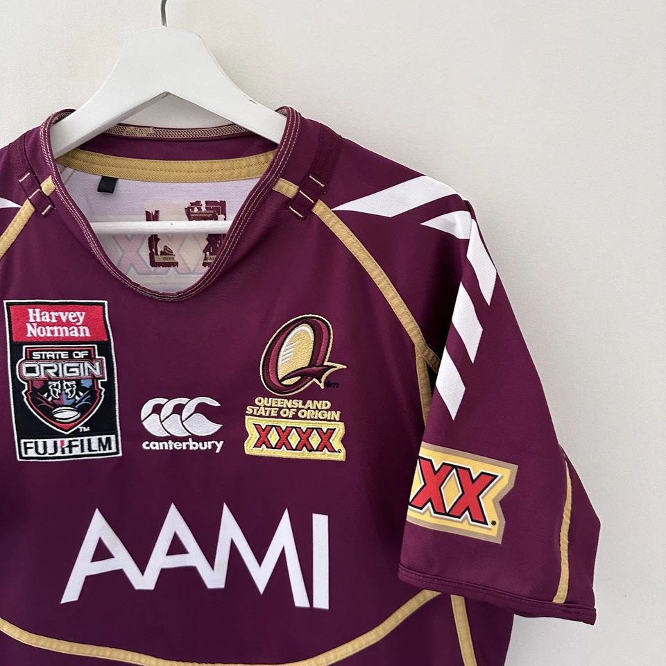 Queensland Harvey Norman State Of Origin XXXX Rugby Jersey - Men’s Size Medium - image 4 of 4
