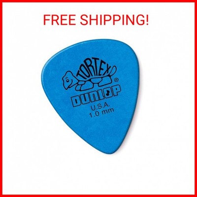DUNLOP 1.0mm Blue Guitar Pick-12 Pack Tortex Standard (418P1.0)