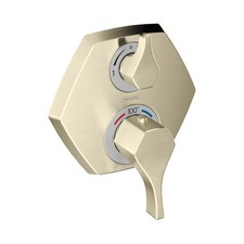 Hansgrohe 04821820 Locarno Thermostatic Shower Valve Trim in Brushed Nickel