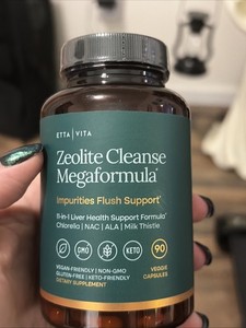 Etta Vita Zeolite Cleanse Megaformula 90 Capsules Exp 10/2027