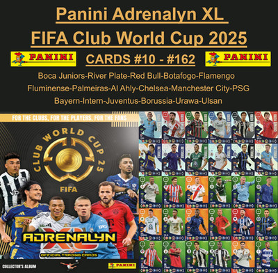 Panini Adrenalyn XL FIFA Club World Cup 2025 CARDS #10 - #162