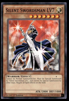 Silent Swordsman LV7 Duelist Pack: Rivals of the Pharaoh DPRP-EN018 Yugioh LP | eBay Silent Swordsman LV7 Duelist Pack: Rivals of the Pharaoh DPRP-EN018 Yugioh LP | eBay