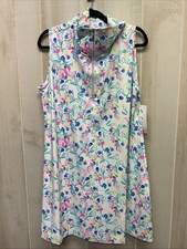 XL Lulu B Zip up Floral Tank Dress