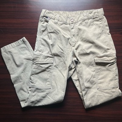 Carhartt Y2K Khaki Faded Cargo Work Pants Mens Size 34