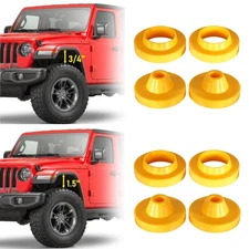 Spacer Lift Kit Front & Rear Coil Spring Spacers For 2018-2025 Jeep Wrangler JL