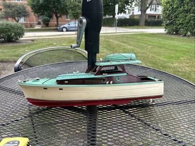 Chris Craft Model Covered Bridge Custom Cruiser Yacht 21  See Photos