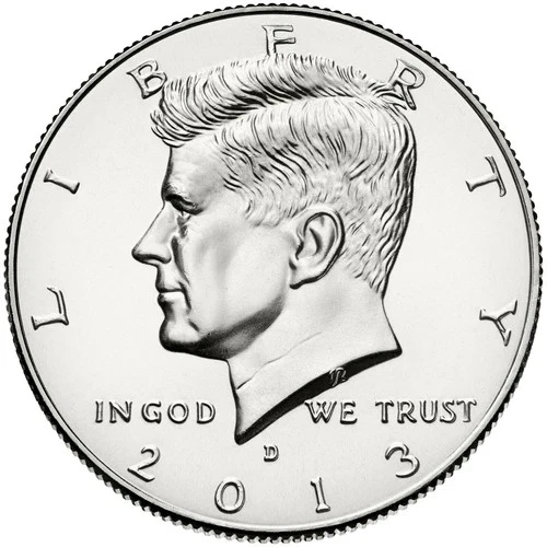 2013 D KENNEDY  Half Dollar  50c  BU  from  Mint Set