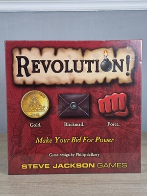 Revolution Brettspiel Steve Jackson Spiele 1. Auflage 1. Auflage Brandneu Sealed