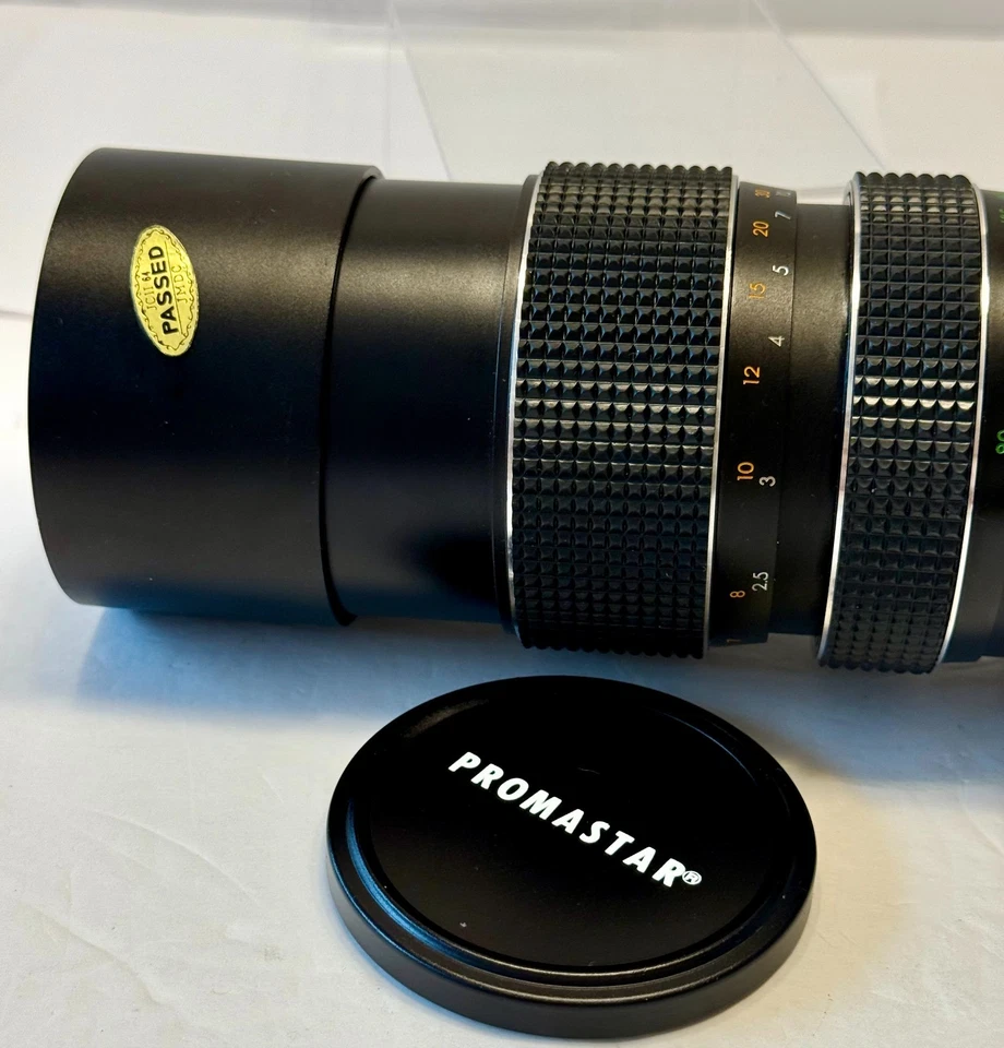 Promaster Auto Zoom 1:3.5 f = 80-200mm Lens~From Japan~w/Lens Caps *Excellent* - Image 4 of 4