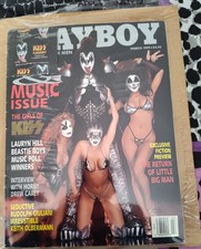 KISS PLAY BOY MAGAZINE MARCH 1999 ISSUE AND 1 KISS GENE SIMMONS COMDOM 💋🤘