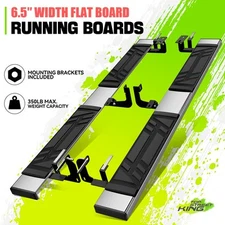 6.5" Rectangular Flat Board Step Pad Running Boards for Nissan Pathfinder 22-24