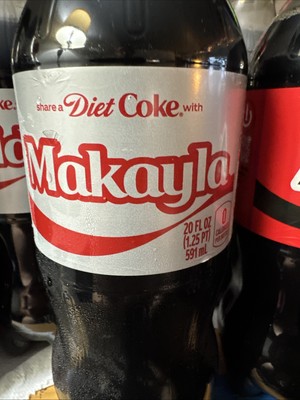 Share a Coke with Makayla 2025 Personalized Gift Coca Cola Bottle