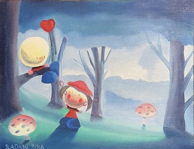 Original Ölgemälde von Stephen Ladkin