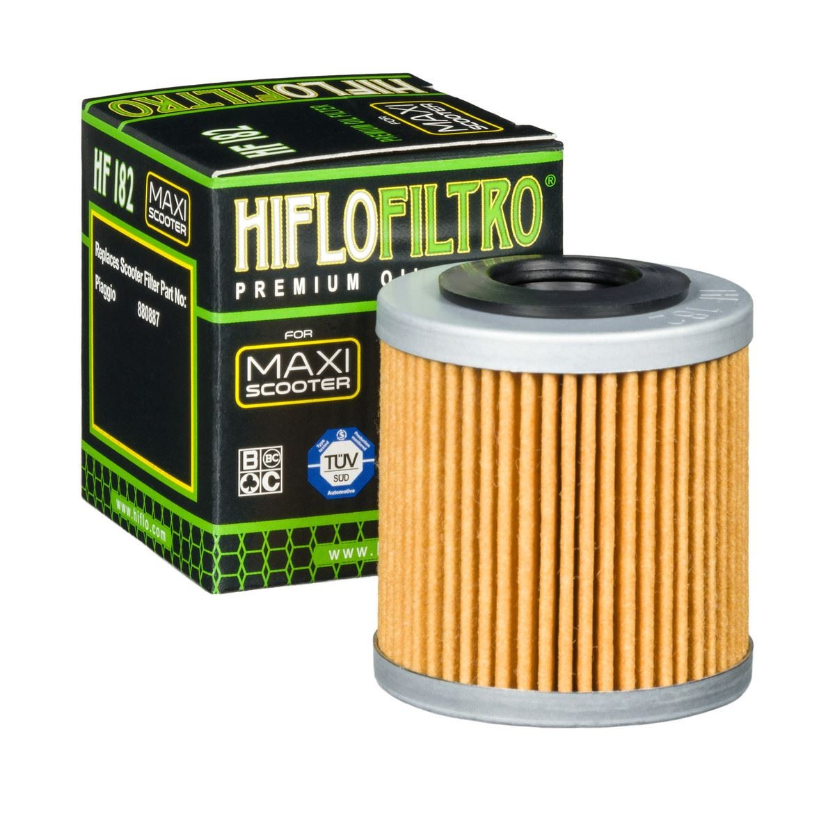 Hi-Flo Oil Filter-HF182 Piaggio 350 Beverly ST Sport Touring 4T-4V i.e. E4 16-17