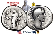 Ancient Roman Empire Coin Silver Denarius ANTONINUS PIUS 138-161 AD #19077