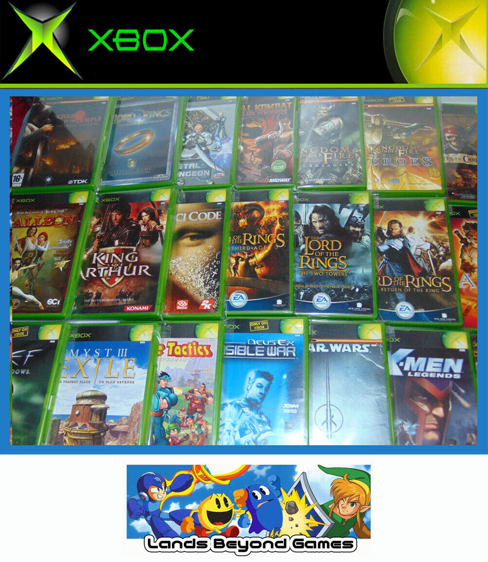 Original Microsoft Xbox Video Games (RPG Strategy Action Original Microsoft Xbox Video Games (RPG Strategy Action