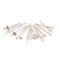 0.5 - 8mm Diamond Burr Grinding Head Bit 2.35mm Shank for Dremel Rotay Tools