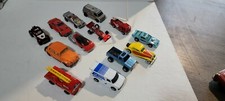 Lot of 13 Vintage Corgi matchbox hot wheels yatming tomica Diecast Cars