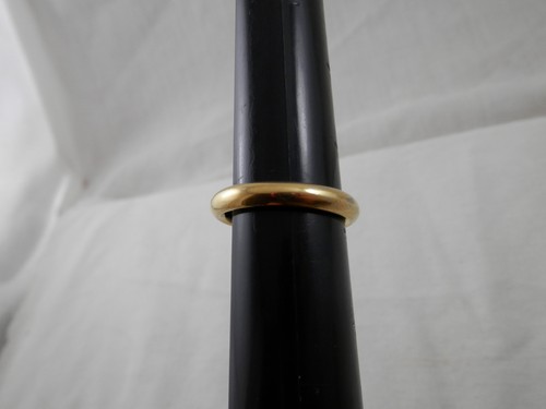Milor Stainless Steel Gold Eternity Band wedding band ring size 10.75 - Picture 9 of 9