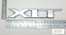 Chrome Logo "XLT" Emblem Decal For 2012-2015 Ford Ranger T6 Wildtrak Hi-Rider