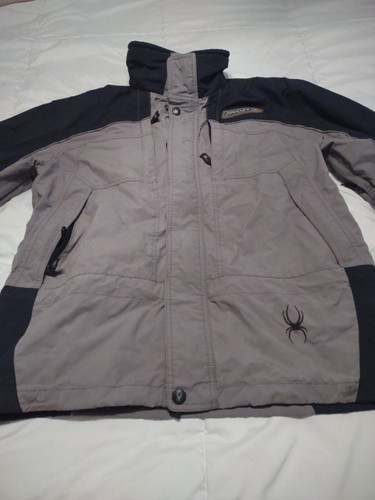 Spyder Entrant GII Ski Jacket SHELL Grey/Black Snowboard Mens Medium M - Picture 3 of 22