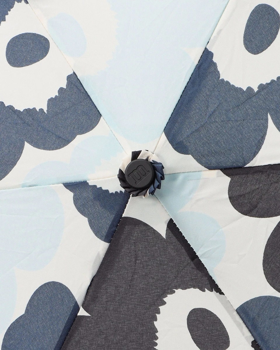 marimekko Mini Manual Unikko Folding Umbrella Japan Limited Light blue Brand new