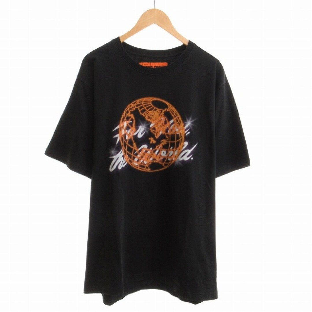 Heron Preston T-shirt Cut & Sewn Short Sleeve Print M Black SE 
