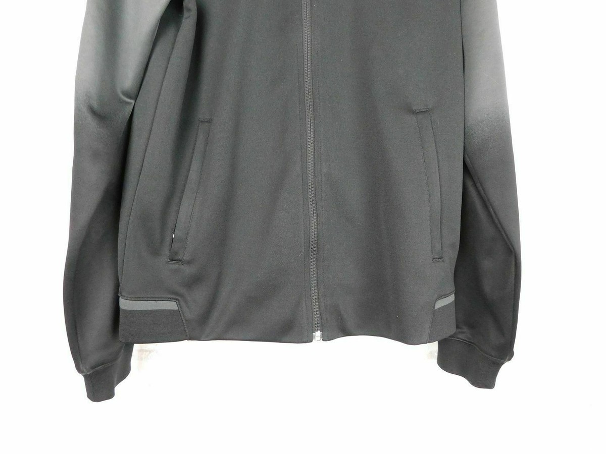 Nike Paris Saint-Germain PSG Black Full Zip Track Jacket Grey