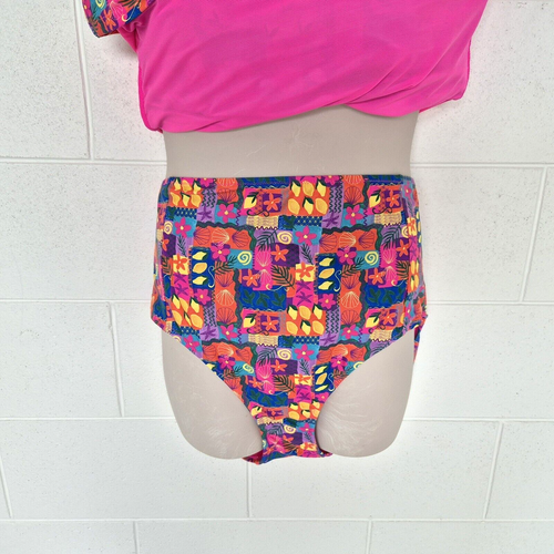 WAVE ZONE CURVE Size 20 Tankini (bottom 22) NWOT two piece bathers swimsuit - Picture 3 of 6