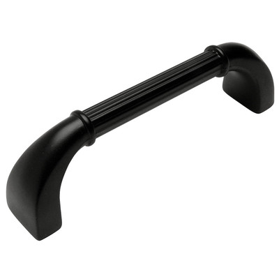 Cosmas Cabinet Hardware Flat Black Handle Pulls - #7714-96FB