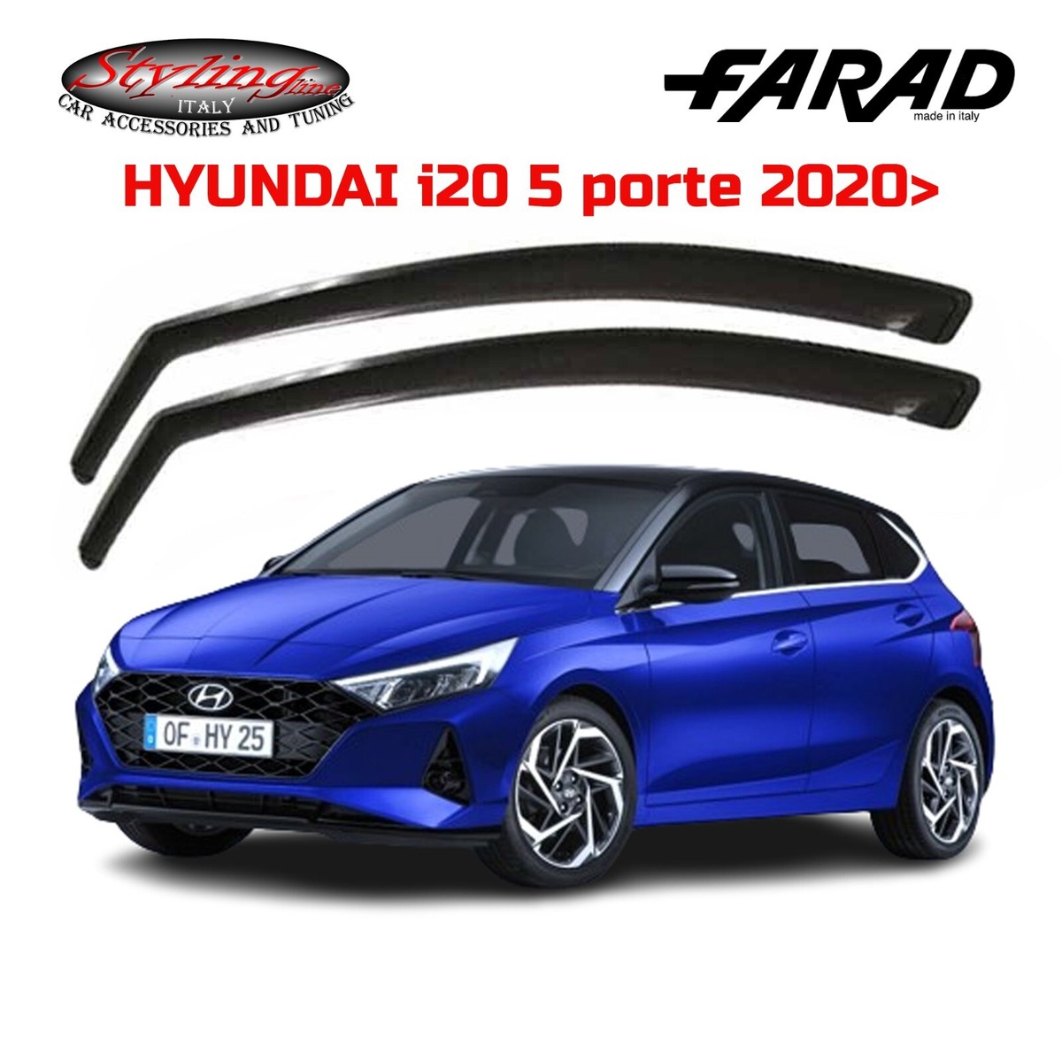 Deflettore D'aria Hyundai I10 DEFLETTORI D'ARIA ANTITURBO PER