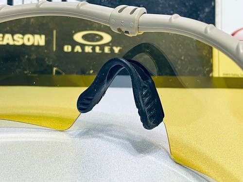 Oakley M Frame 3.0 BONE frame w/ H.I. Yellow Galaxy Strike lens New w/ USA Bag - Picture 10 of 18