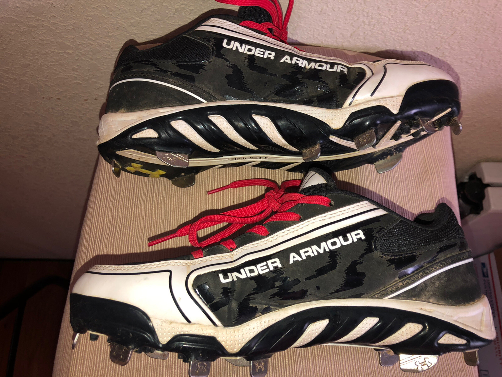 Under Armour Womens Glyde St Black Softball Cleats Size 8 Womens eBay