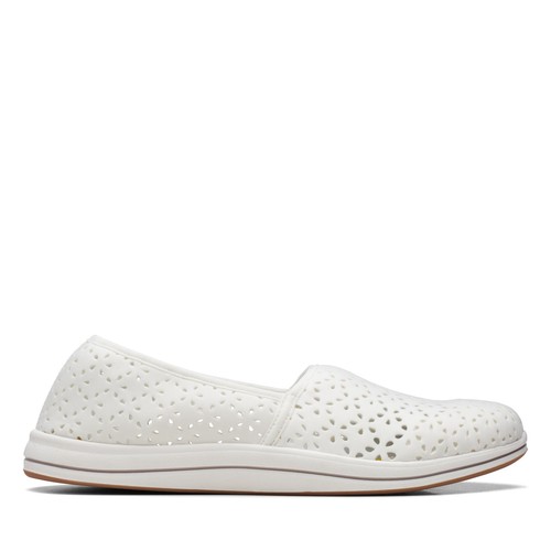 Clarks Women's Breeze White 26171368 - 第 1/4 張圖片