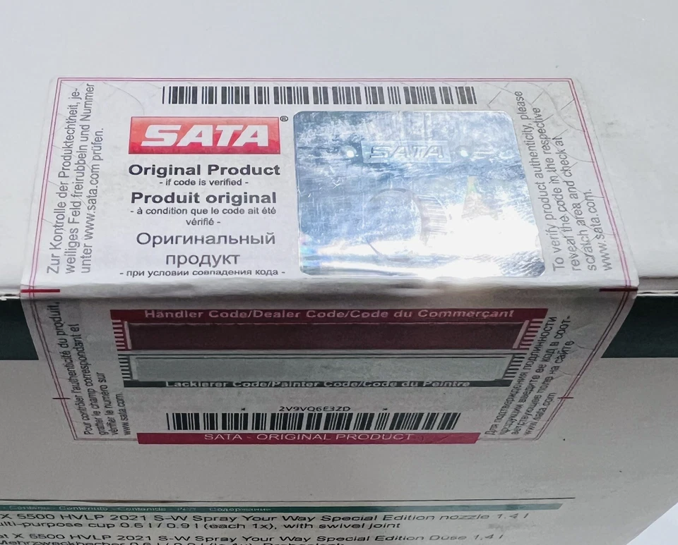 SATAjet X 5500 HVLP 1.4 I Standard Spray Gun W/RPS Cups -Limited Special Edition Foto 4 de 4