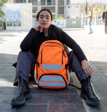 Shugon Hi Vis Backpack Bag Large Viz Reflector Work Laptop Motorbike Rucksack