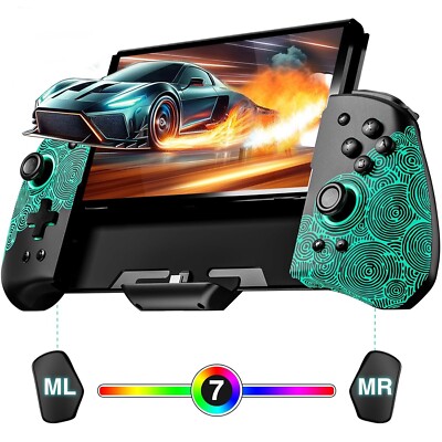 FUNLAB Luminous Switch Handheld Controller Compatible with Nintendo Switch/OLED