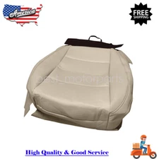 For 2015-2019 Subaru Outback Driver Perforated Leather Bottom Seat Cover TAN