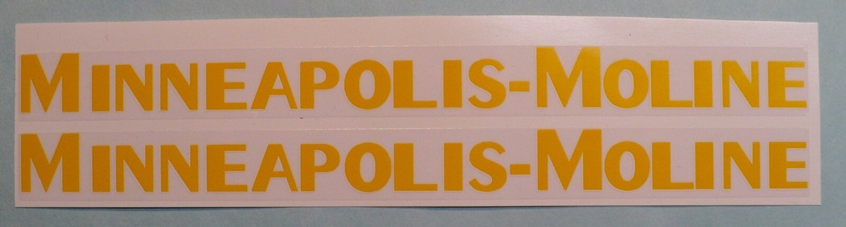 Decal 1/16 Minneapolis Moline G705 Model Numbers - DMM75 - Midwest